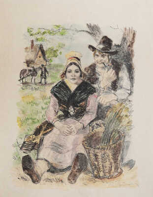 Рудаков Константин Иванович. Иллюстрация к новелле Ги де Мопассана "История служанки с фермы" 